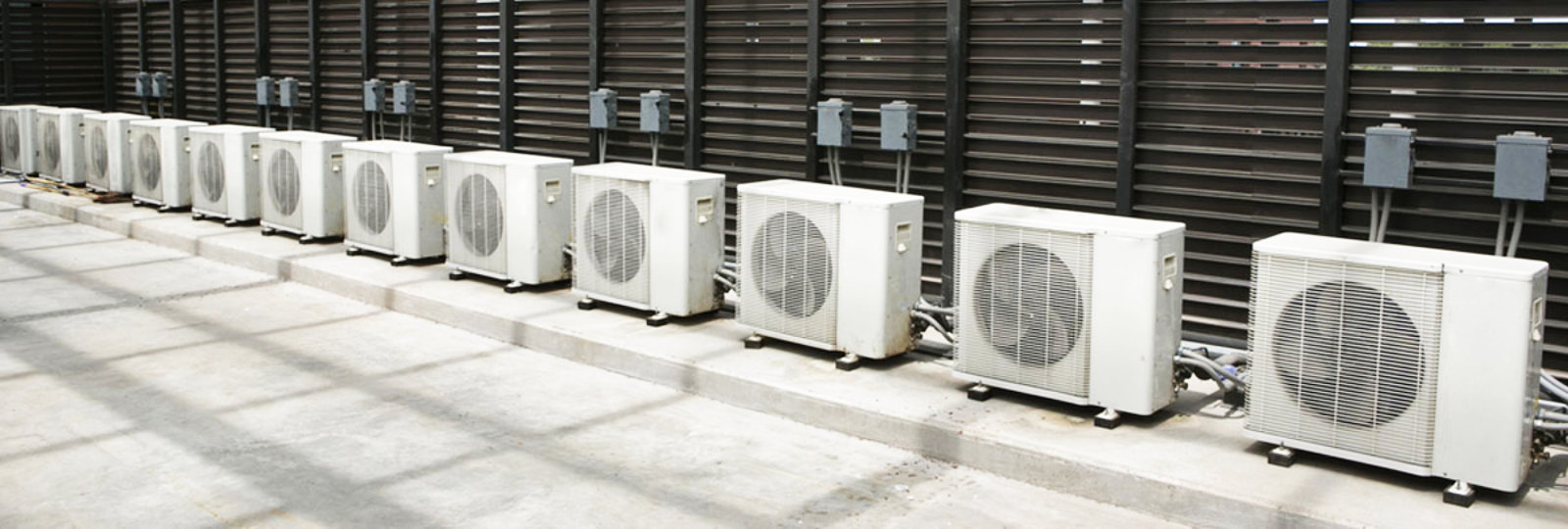 An image showing industrial air conditioning units outside